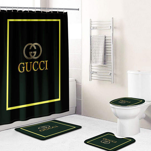 Gucci gc type 10 shower curtain waterproof luxury bathroom decoration  luxury brand window curtains