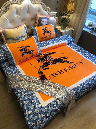 Burberuy Hermes bed set