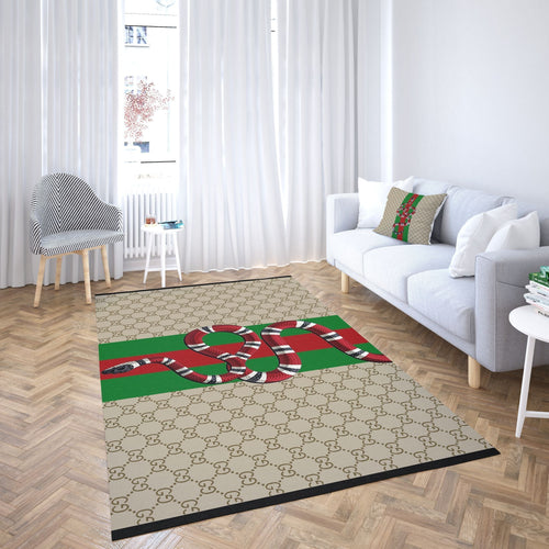 Retro snake Gucci living room carpet and rug