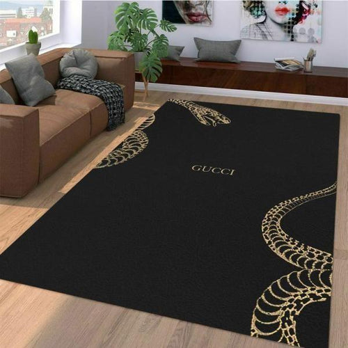 Snakey Gucci living room carpet and rug