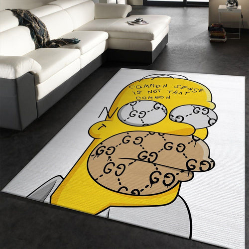 The Simpsons Gucci living room carpet and rug