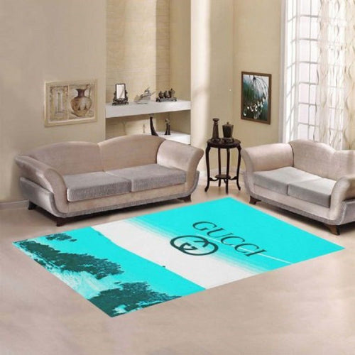 Sea waves Gucci living room carpet and rug