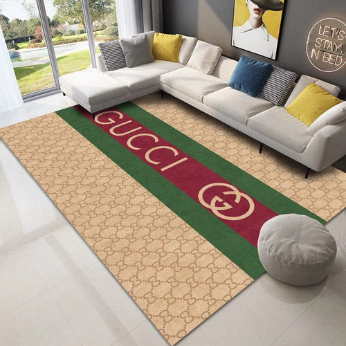 Stripe luxury Gucci living room carpet and rug