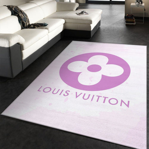 Louis Vuitton Full Red Color Luxury Brand Carpet Rug Limited Edition