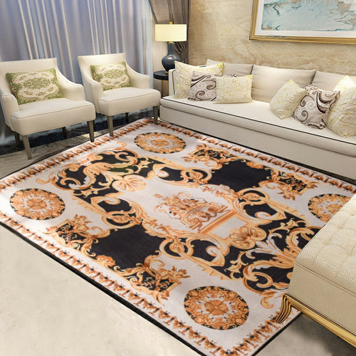 luxury pattern Versace living room carpet and rug
