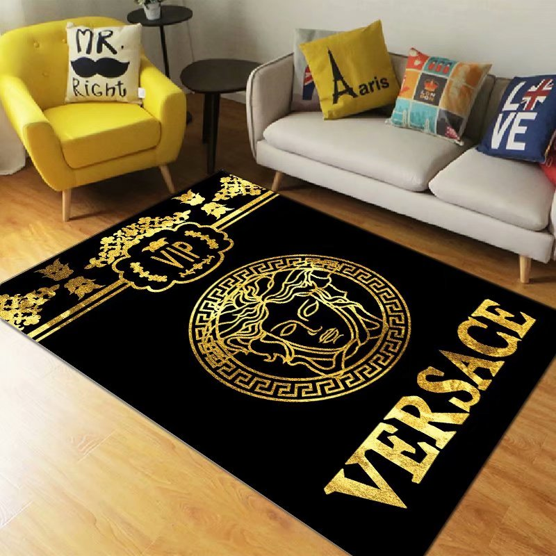VIP Golden Versace carpet and rug for living room and bedroom ...