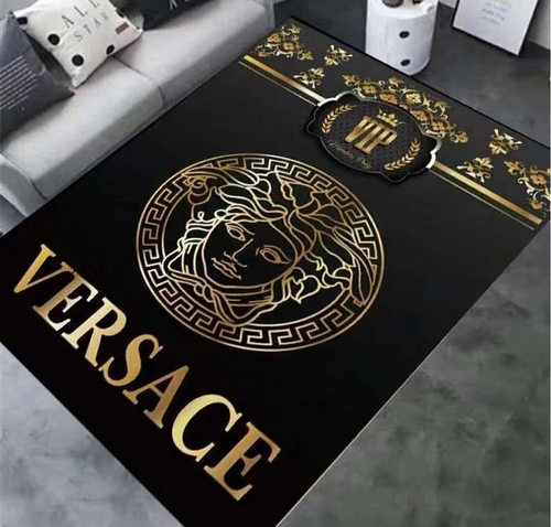 VIP golden logo Versace living room carpet and rug