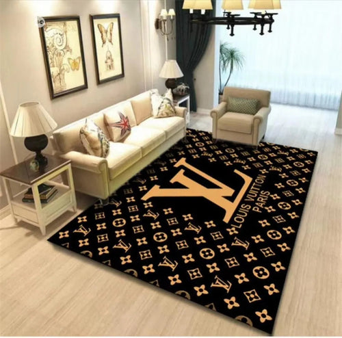 Louis vuitton paris luxury living room carpet