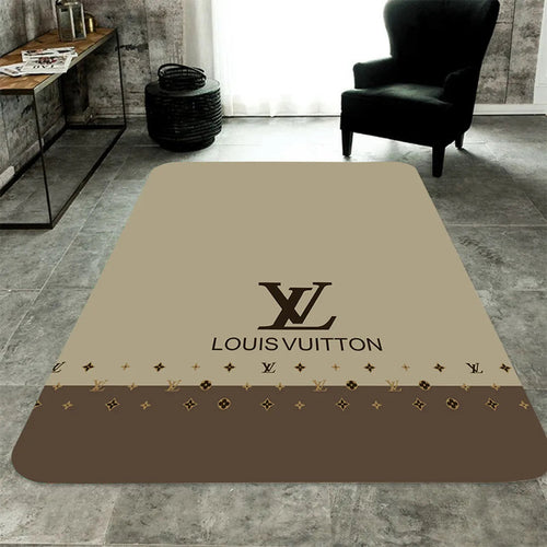 Louis Vuitton White Premium Luxury Brand Rug Carpet Home Decor Special Gift  in 2023
