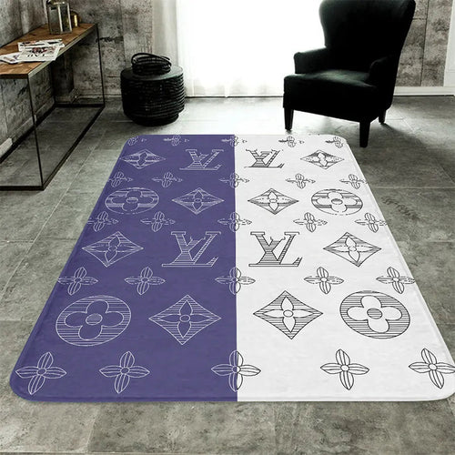 Louis Vuitton Logo Rug Carpet for Living & Bed Room Home Decor