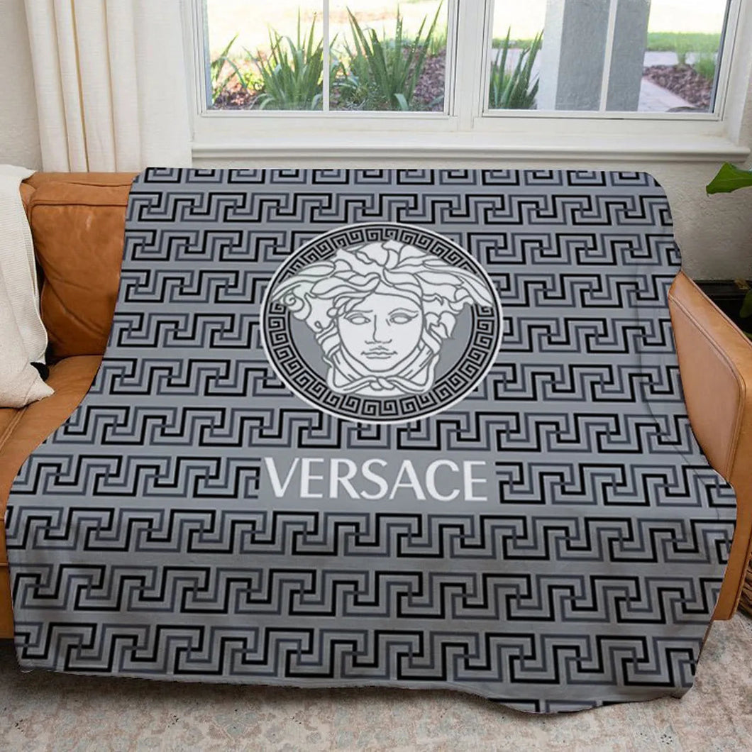 Gray Versace blanket