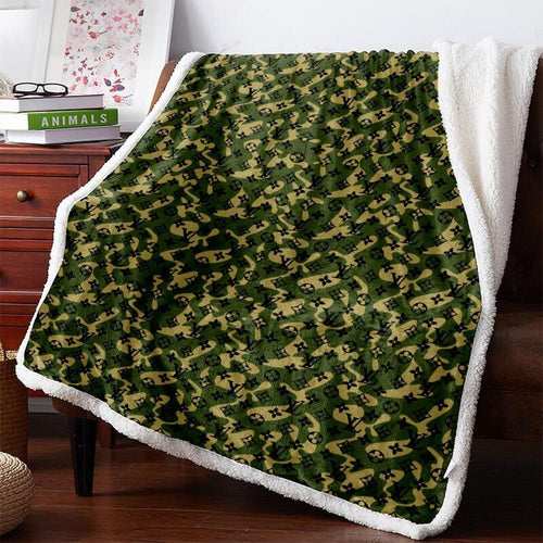 Army fashion Louis Vuitton blanket