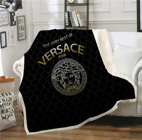 The Best Black Versace blanket