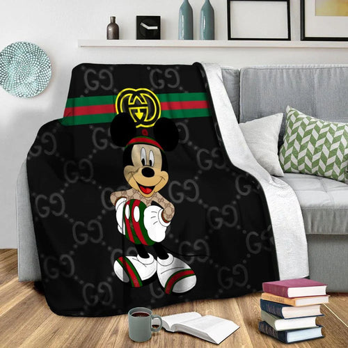 Mickey mouse Gucci blanket