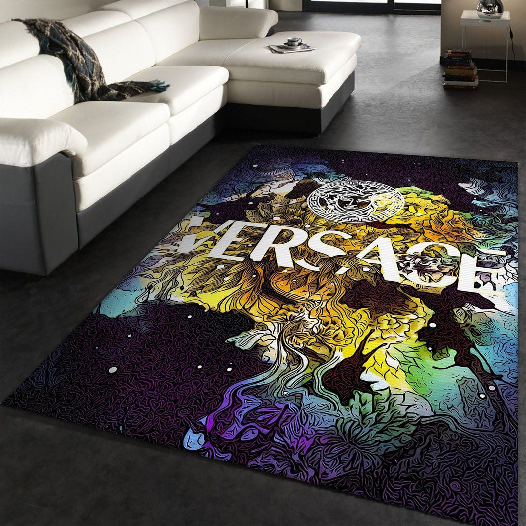 Mixed Colors Versace living room carpet and rug