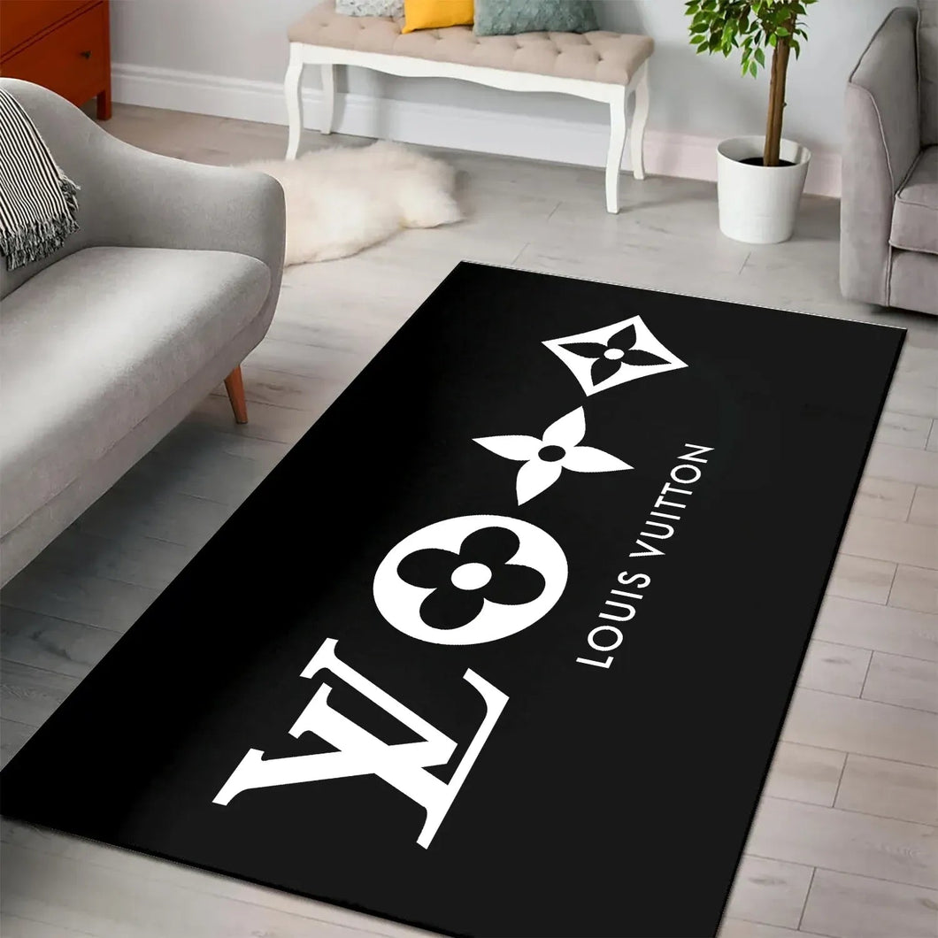 Louis Vuitton raisin black living room carpet