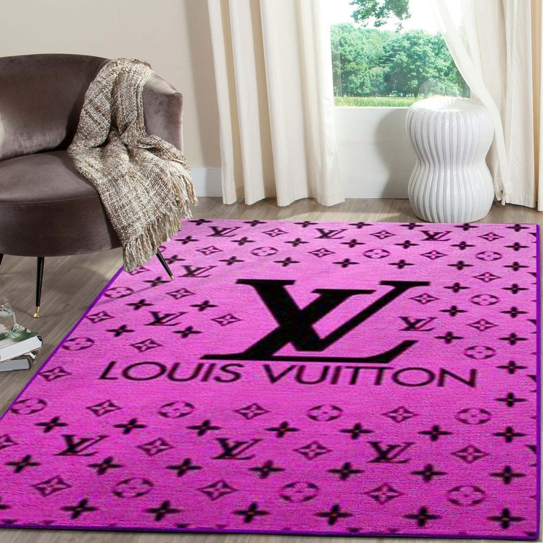Louis Vuitton orchid living room carpet