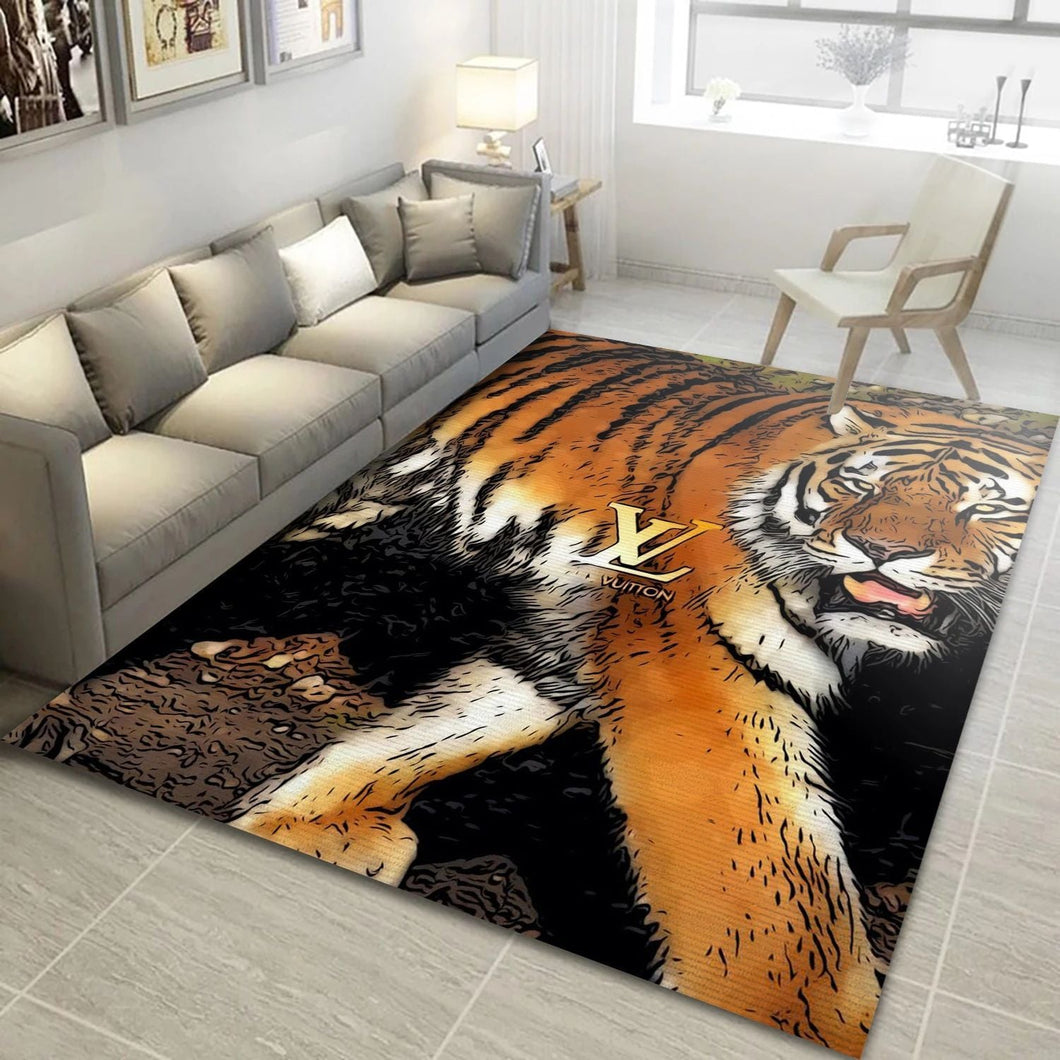 Louis Vuitton tiger living room carpet