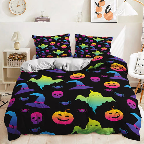 Color Horror Halloween bed set