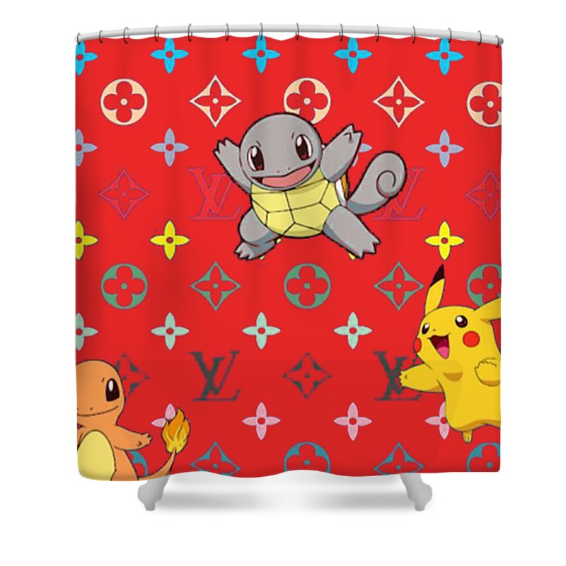 Louis vuitton Shower Curtain Pokémon MY luxurious home