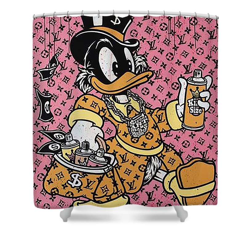 Louis Vuitton Shower Curtain mickey mouse