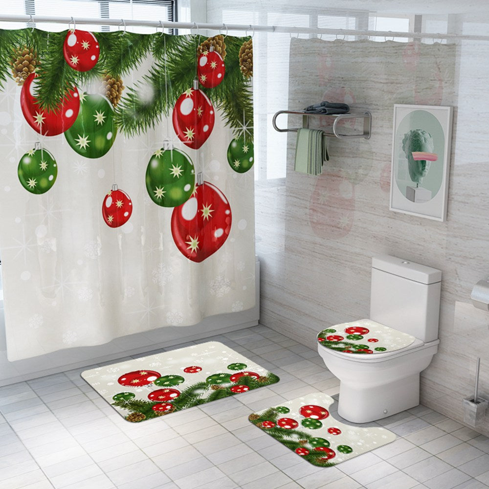 christmas shower curtain Ball Ornaments