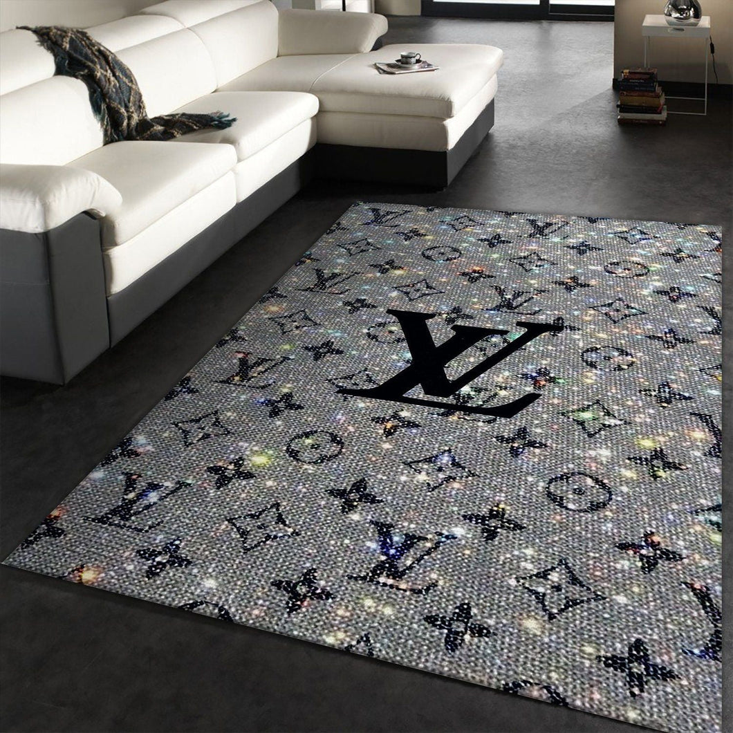 Louis Vuitton sparkles living room carpet