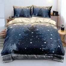 Load image into Gallery viewer, Tree Star Christmas bed set

