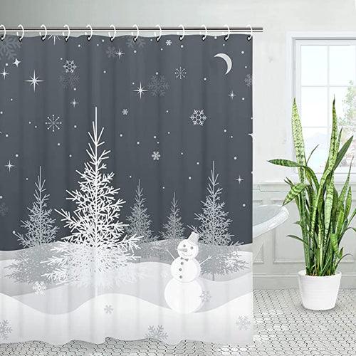 Christmas Night Shower Curtain