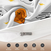 Load image into Gallery viewer, Spider and Bat Halloween bed set
