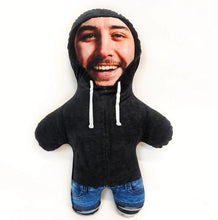 Load image into Gallery viewer, Black Hoodie - Personalized Mini Me Doll Gift
