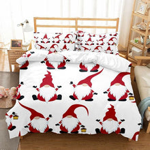 Load image into Gallery viewer, Santa Claus Merry Christmas bed set
