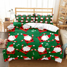 Load image into Gallery viewer, Santa Claus Christmas bed set
