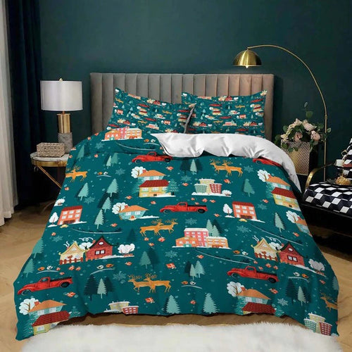 Truck Christmas bed set