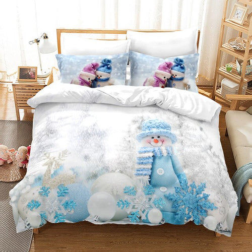 Winter Merry Christmas bed set