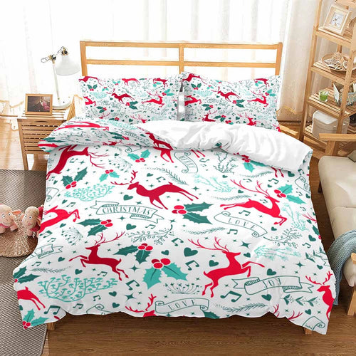 Reindeer Christmas bed set