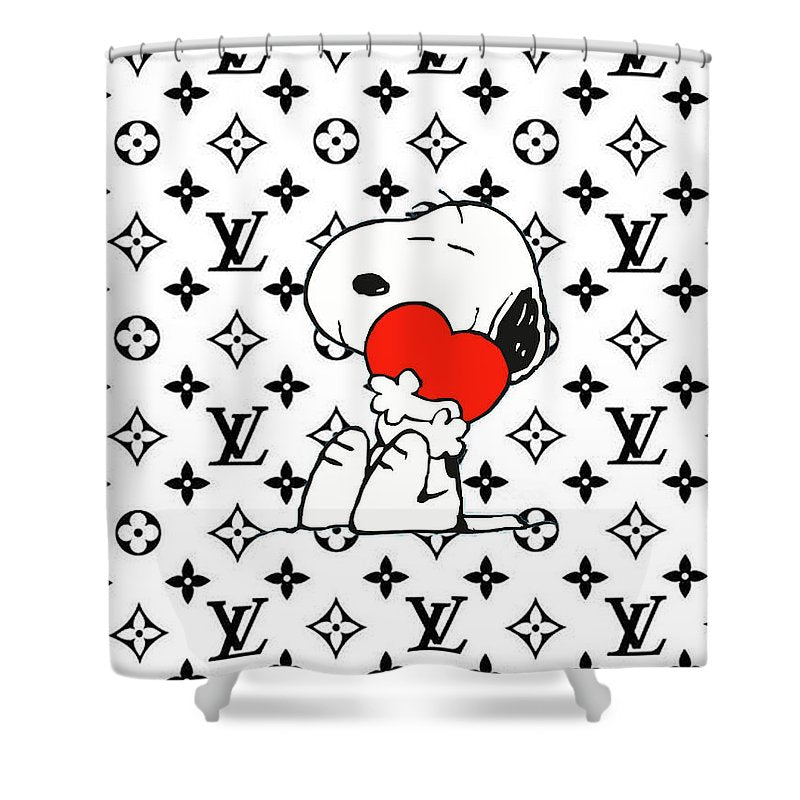Louis vuitton snoopy Shower Curtain – MY luxurious home