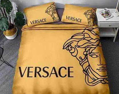 Basic Yellow Versace bed set