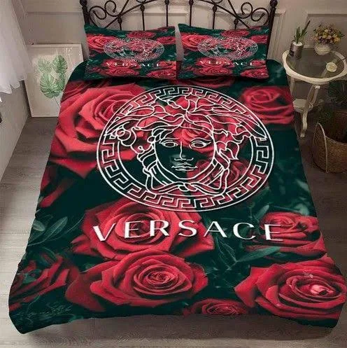 Full Of Roses Versace bed set