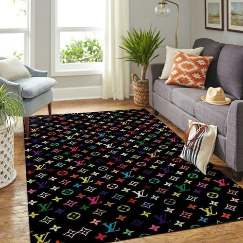 Louis Vuitton color mixing living room carpet