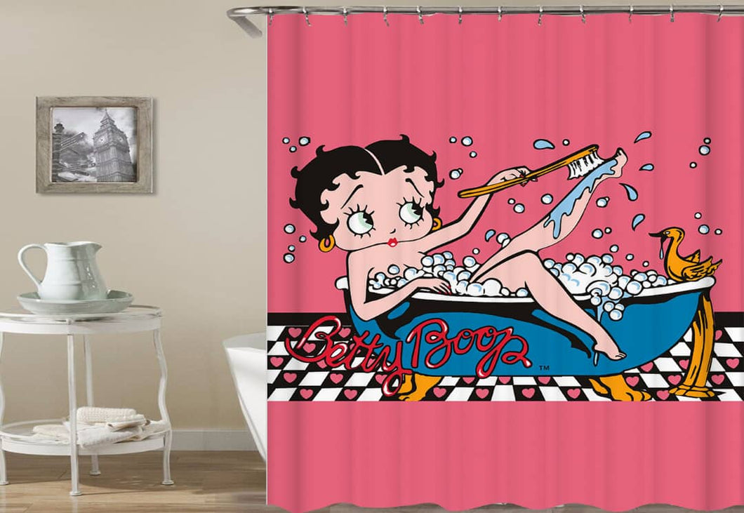 betty boop shower curtain