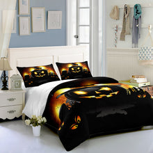 Load image into Gallery viewer, Skull Horror Halloween bed set
