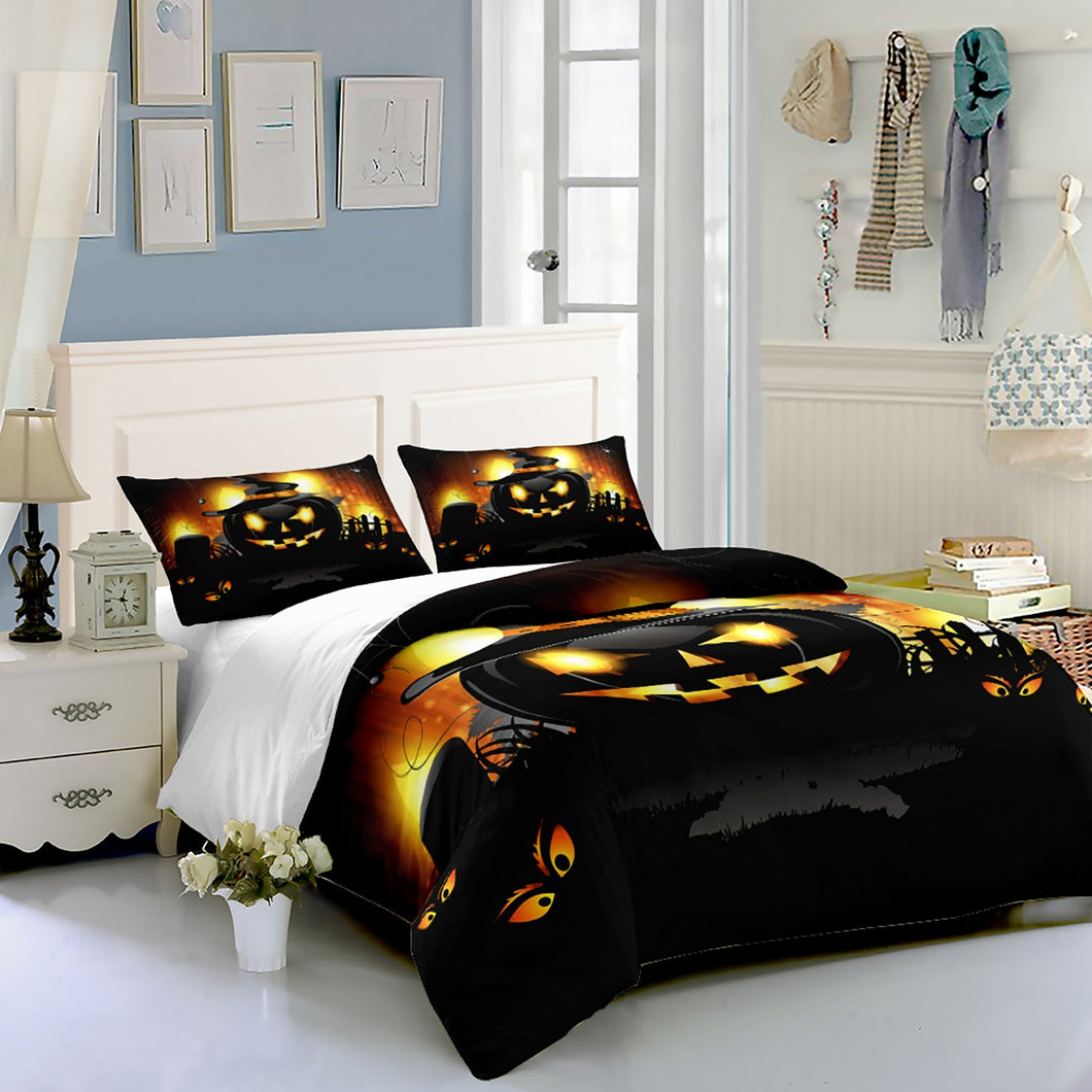 Skull Horror Halloween bed set