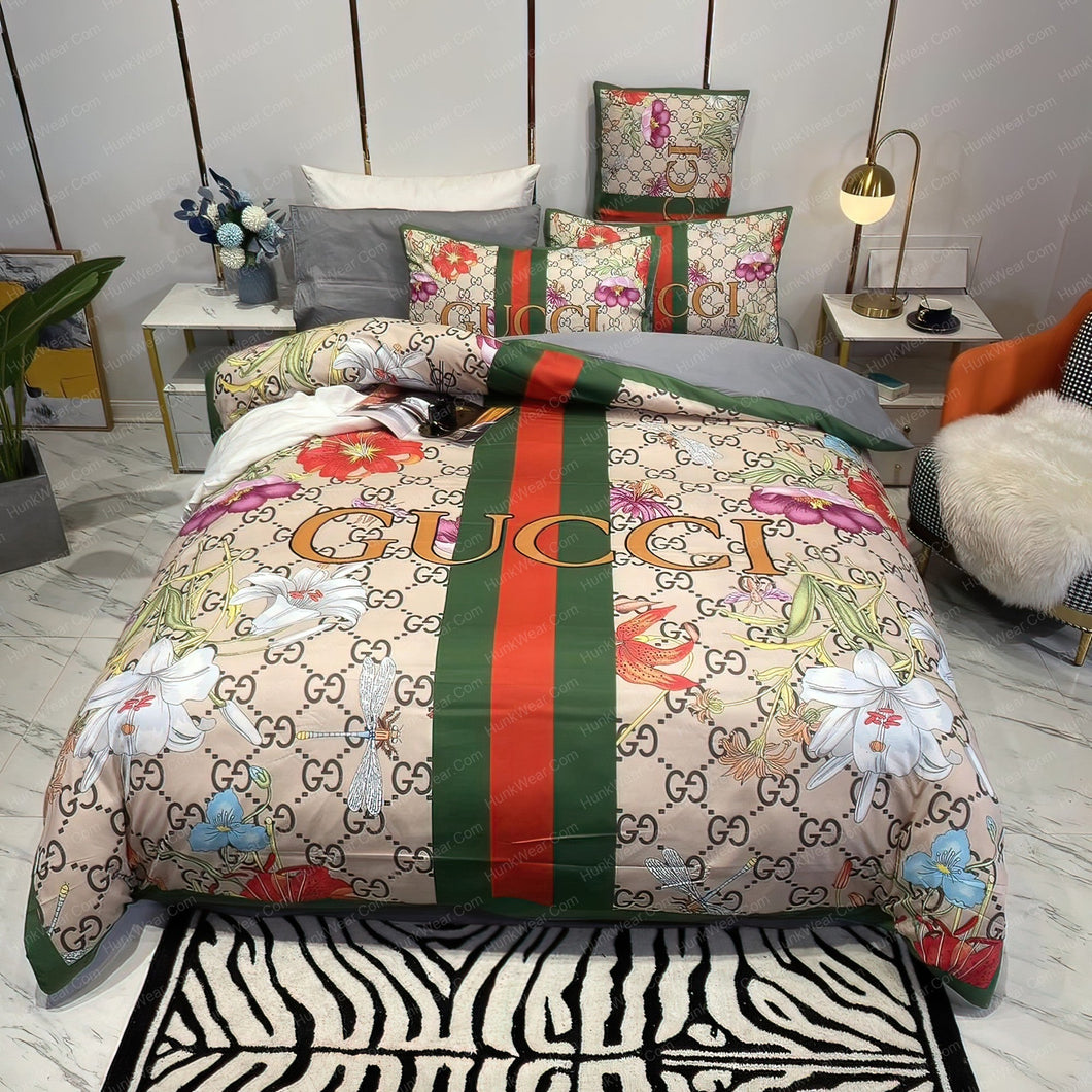 Floral Bedding Gucci bed set – MY luxurious home