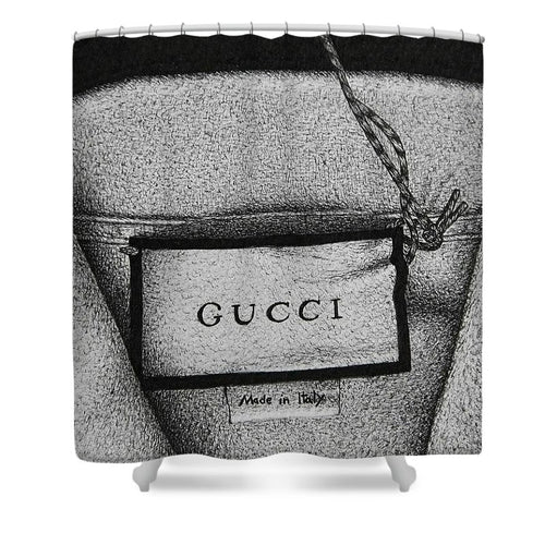Italian Gucci shower curtain
