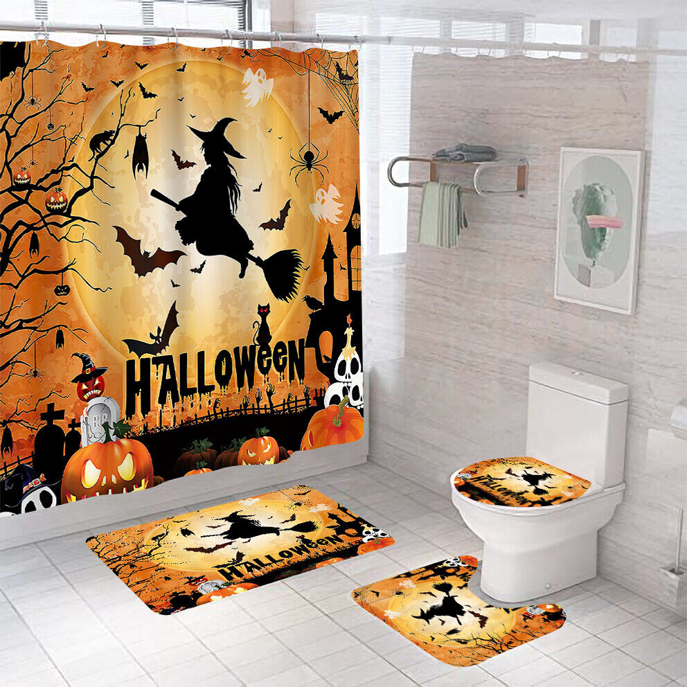 Witch Halloween bathroom set