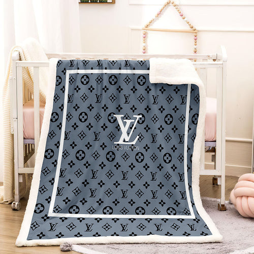 Blue Fashion Louis Vuitton blanket  ROSAMISS STORE – MY luxurious