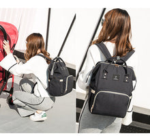 Load image into Gallery viewer, Diaper Bag USB Large Capacity Nappy Waterproof - ROSAMISS STORE
