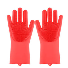 Load image into Gallery viewer, Magic Silicone Dishwashing Gloves - ROSAMISS STORE
