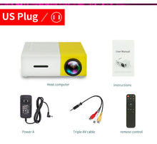 Load image into Gallery viewer, Mini 1080p Portable Projector - ROSAMISS STORE
